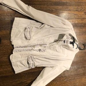 Gray corduroy jacket